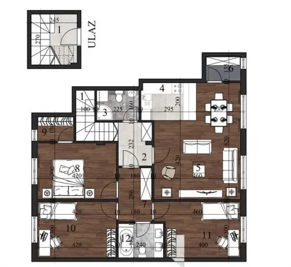 Stan - Novi Sad Grbavica - 1042668