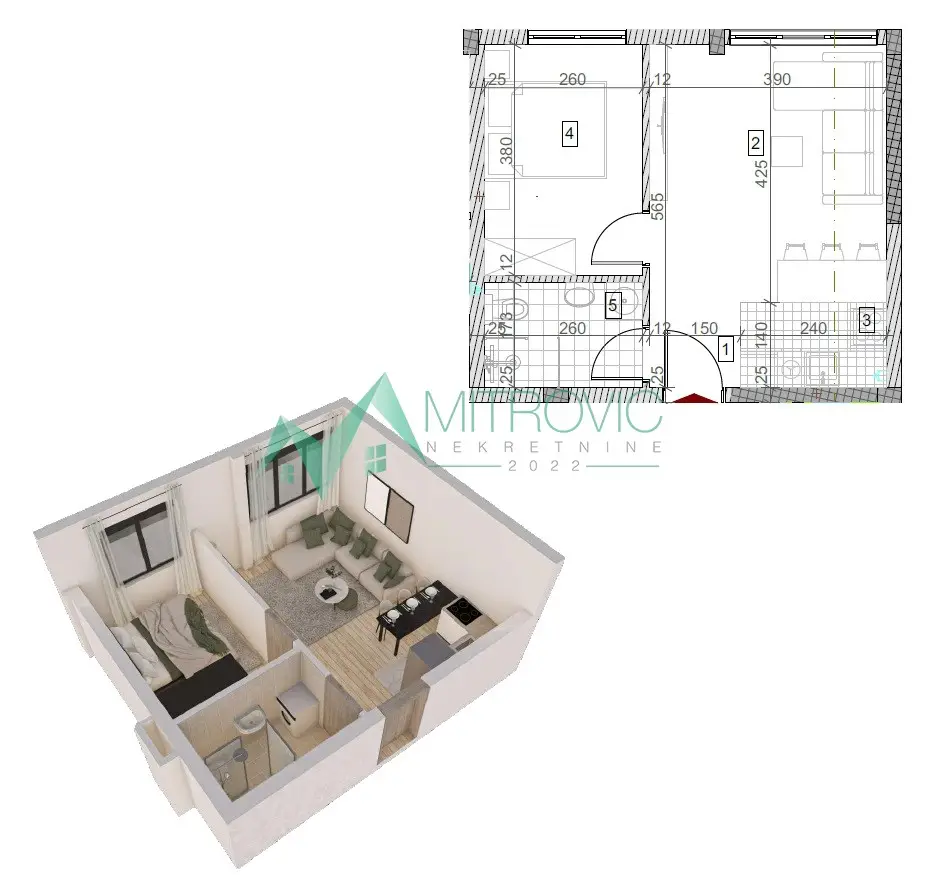 Stan - Sremska Kamenica Tatarsko brdo - 1003453