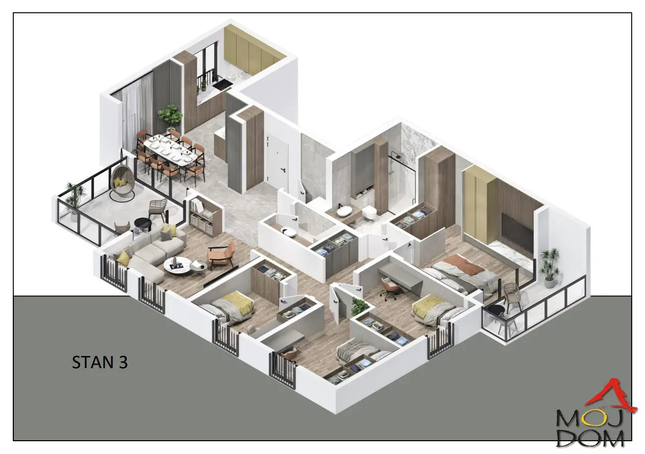 Stan - Novi Sad Somborski bulevar - 1028153