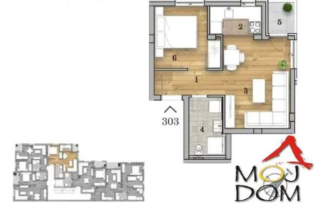 Stan - Novi Sad Telep - 1031512