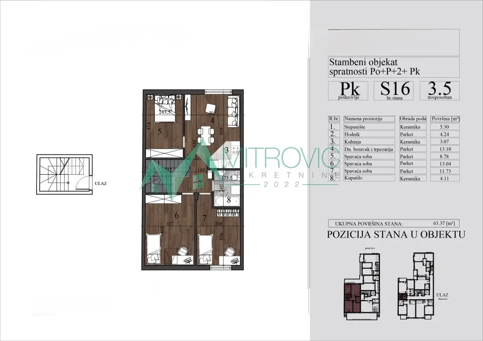 Stan - Novi Sad Detelinara - 1003811