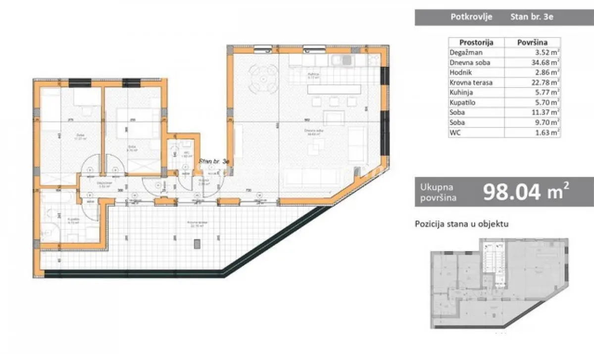 Stan - Novi Sad Veternk - 20781