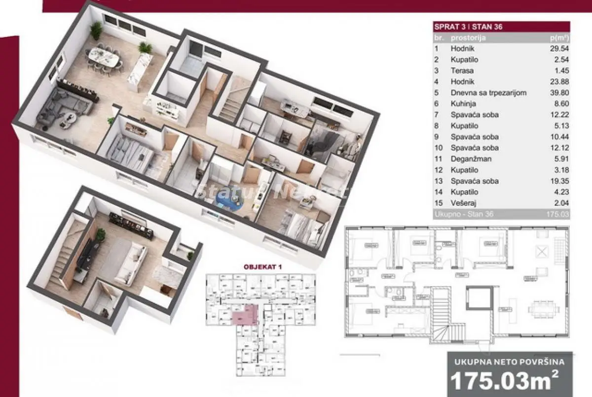 Stan - Novi Sad Telep - 22427