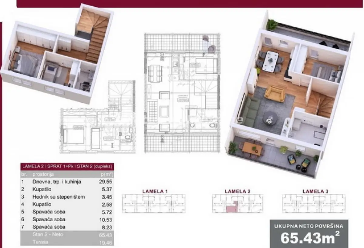 Stan - Novi Sad Veternk - 22434