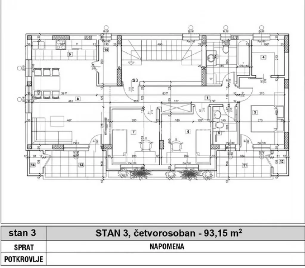 Stan - Petrovaradin (Novi Sad) Petrovaradin - 22462