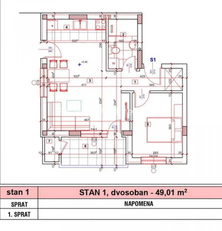 Stan - Petrovaradin (Novi Sad) Petrovaradin - 22461