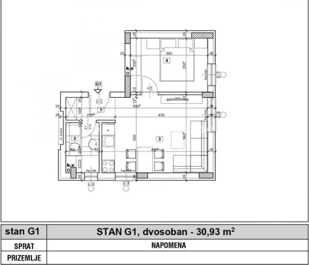 Stan - Petrovaradin (Novi Sad) Petrovaradin - 22463
