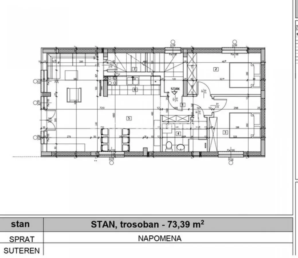 Stan - Petrovaradin (Novi Sad) Petrovaradin - 22459