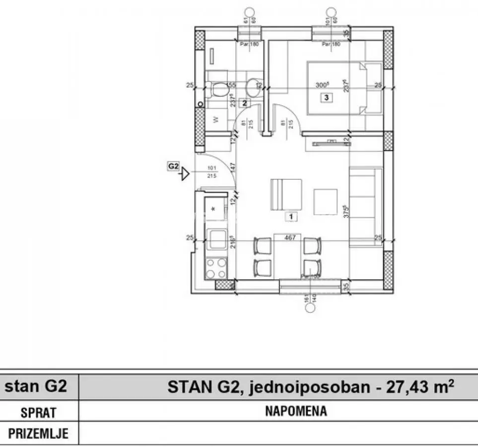Stan - Petrovaradin (Novi Sad) Petrovaradin - 22460