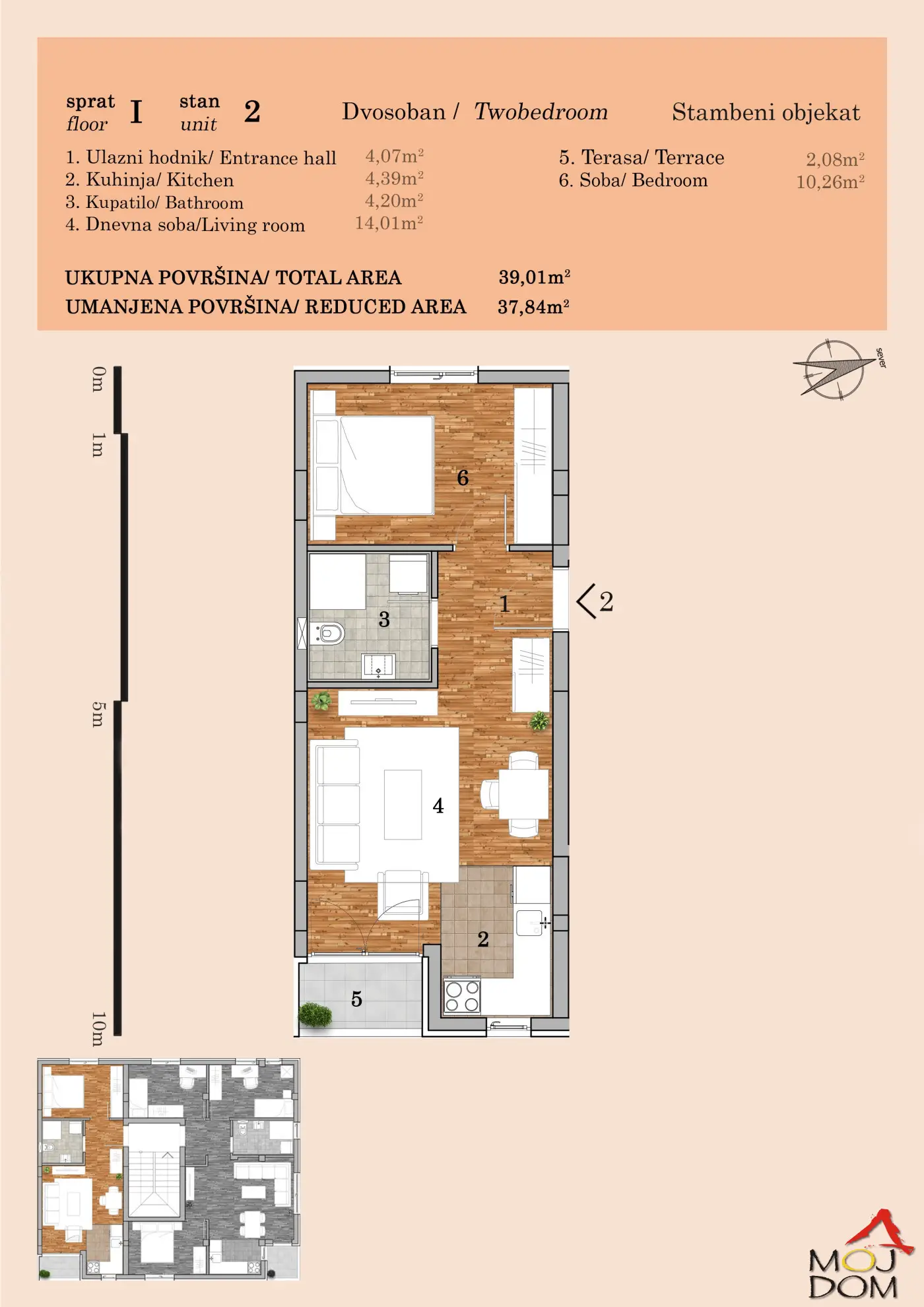 Stan - Novi Sad Telep - 1032194