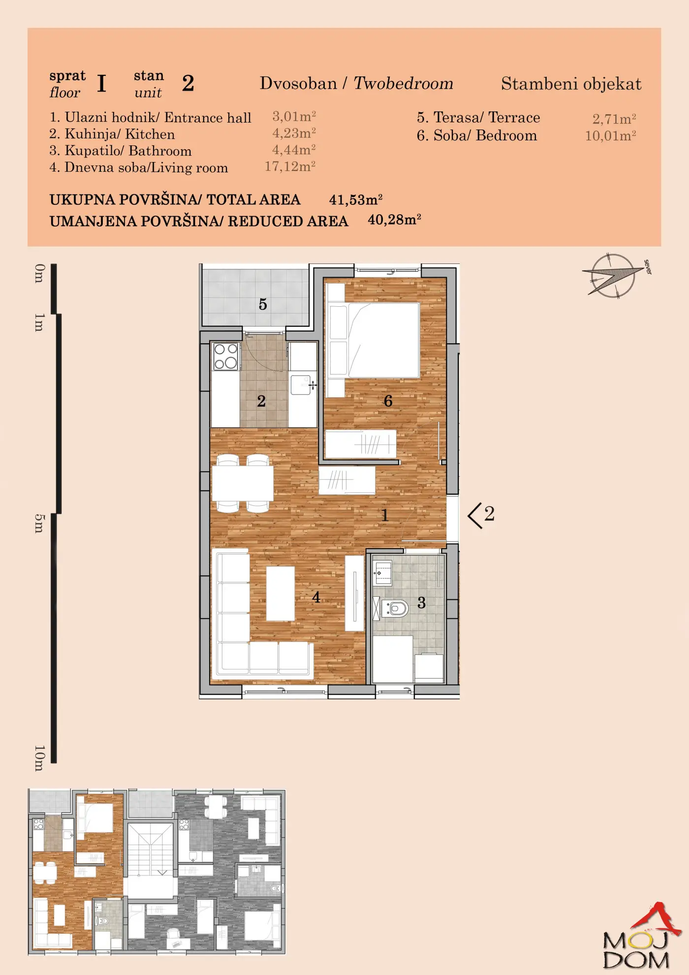 Stan - Novi Sad Telep - 1032197