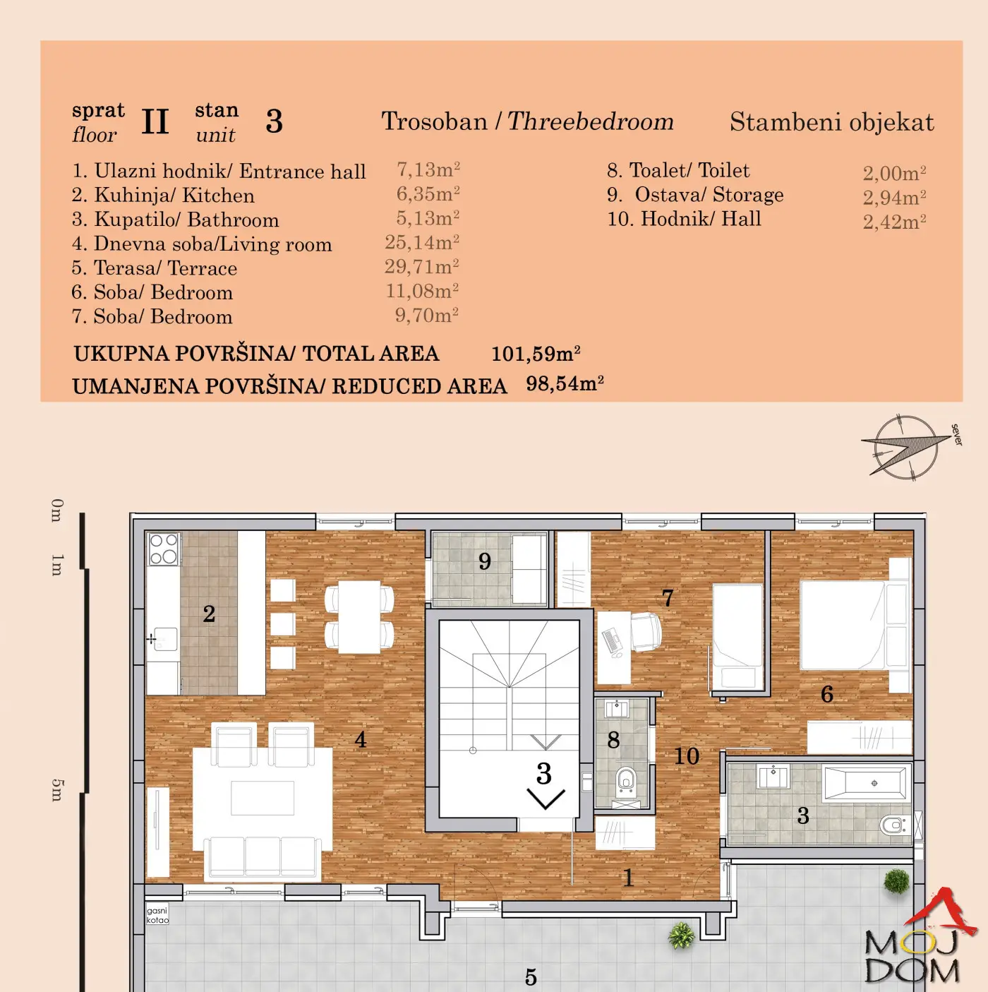 Stan - Novi Sad Telep - 1032198