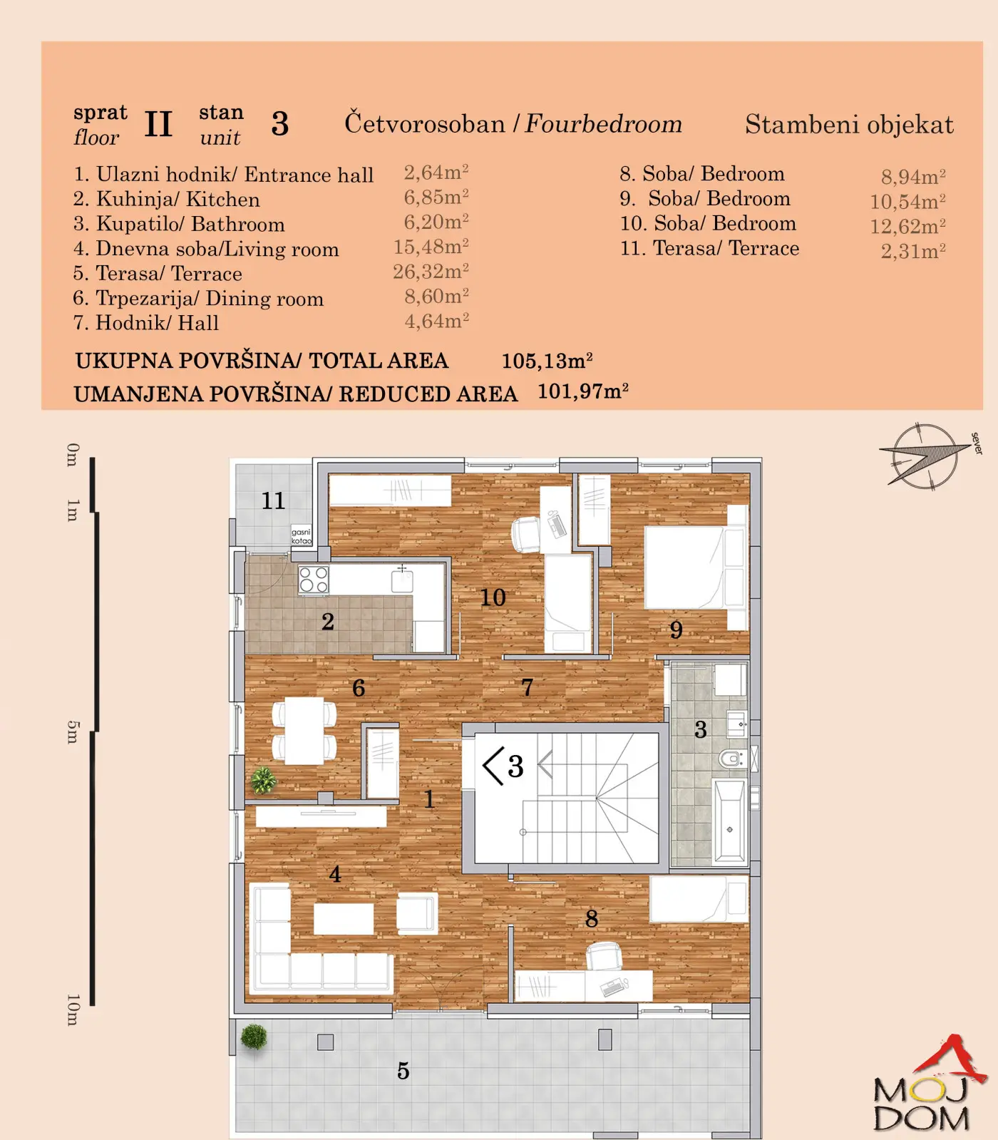 Stan - Novi Sad Telep - 1032201