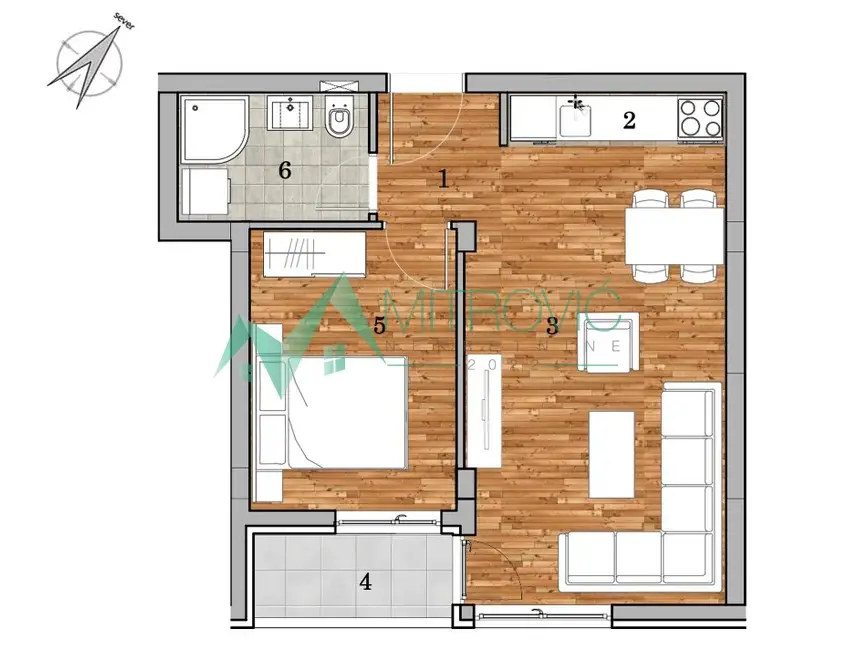 Stan - Novi Sad Telep - 1004132