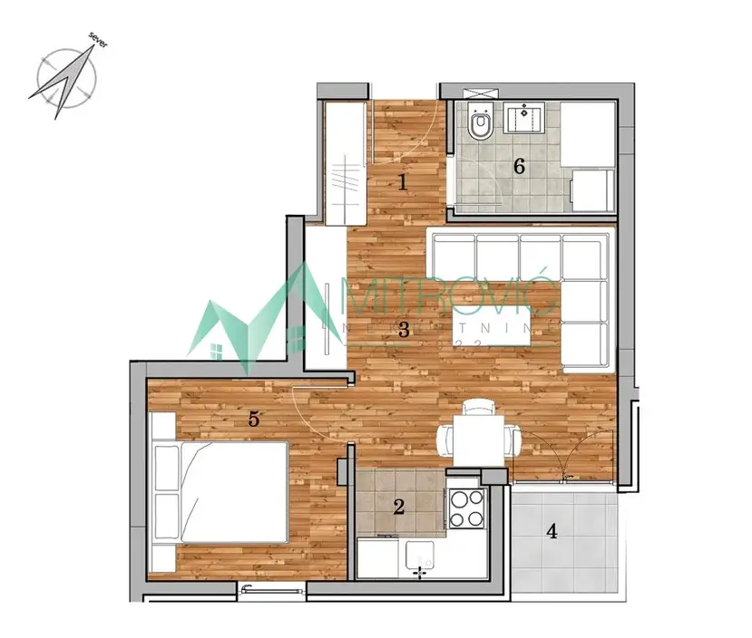 Stan - Novi Sad Telep - 1004140
