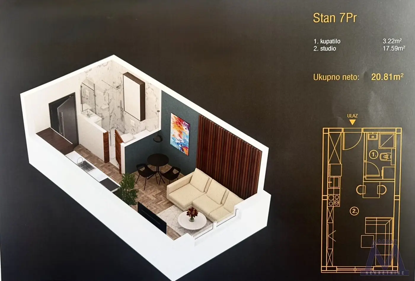 Stan - Petrovaradin (Novi Sad) Alibegovac - 1019363