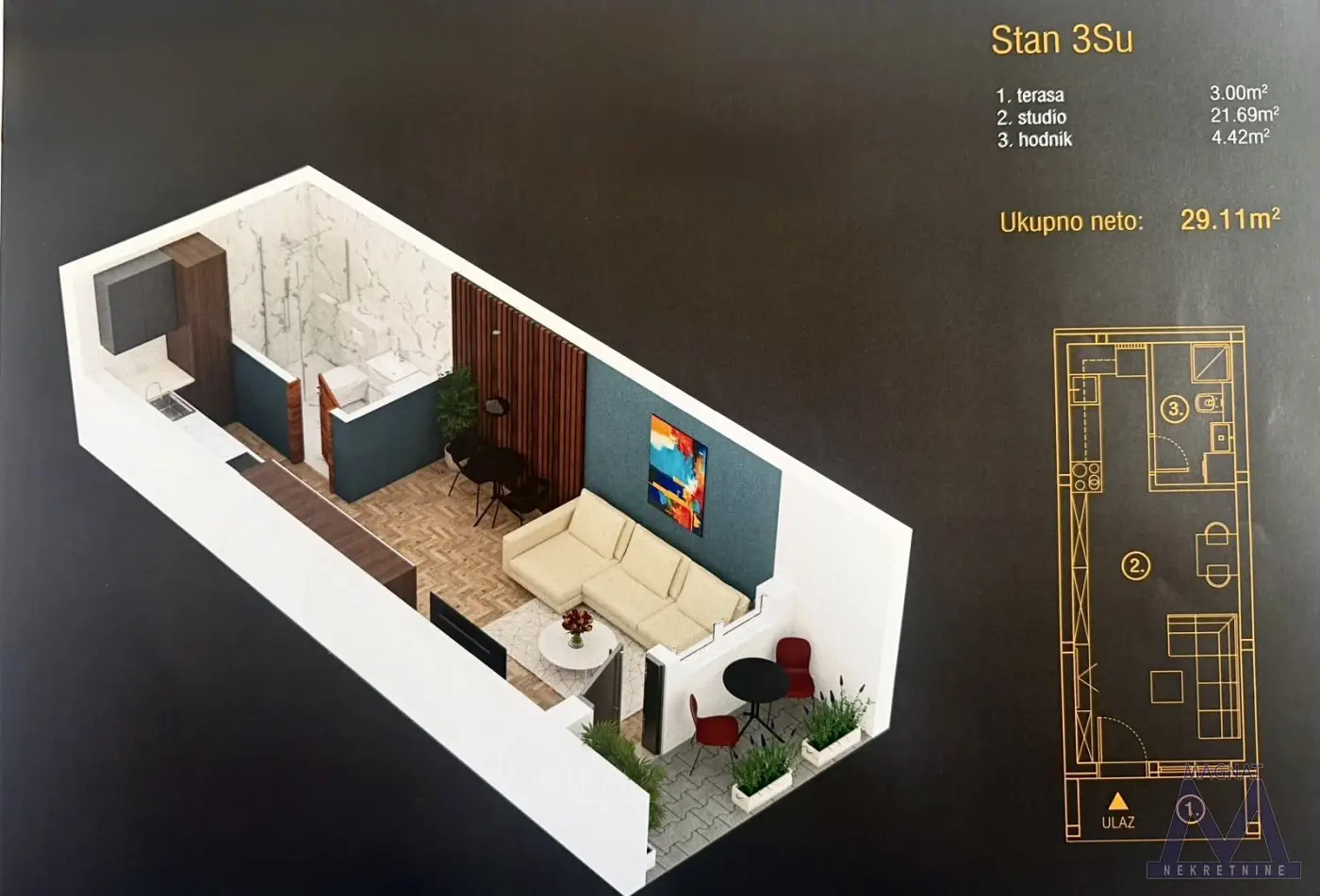 Stan - Petrovaradin (Novi Sad) Alibegovac - 1019364