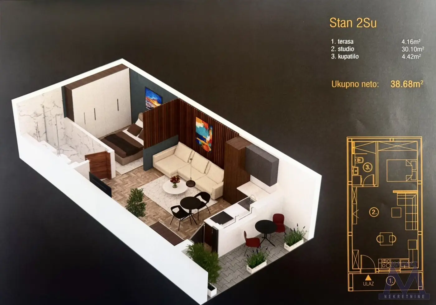Stan - Petrovaradin (Novi Sad) Alibegovac - 1019365
