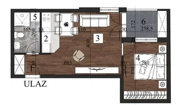 Stan - Novi Sad Grbavica - 1043705