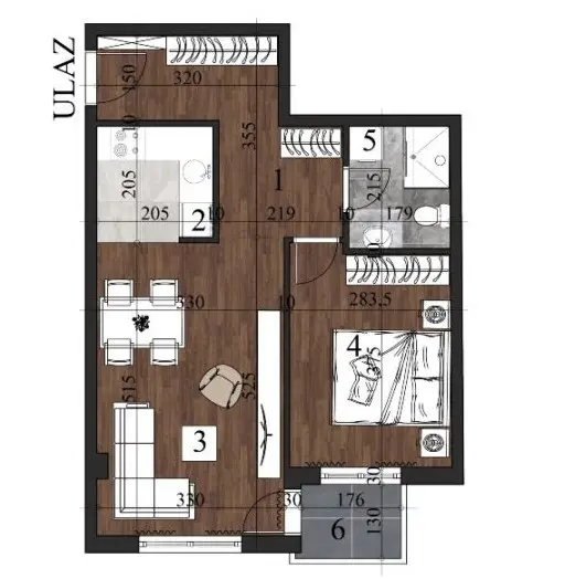 Stan - Novi Sad Grbavica - 1042654