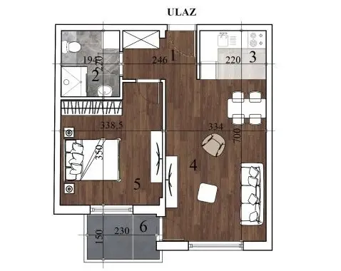 Stan - Novi Sad Detelinara - 1043822