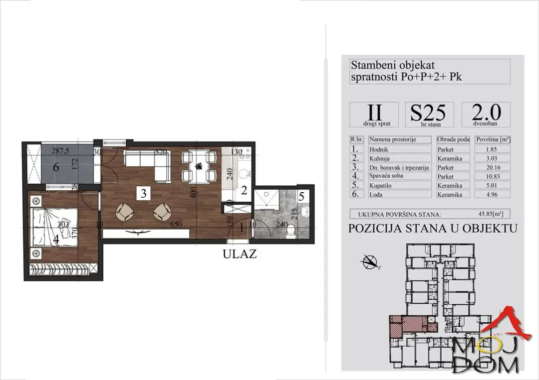 Stan - Novi Sad Grbavica - 1031010