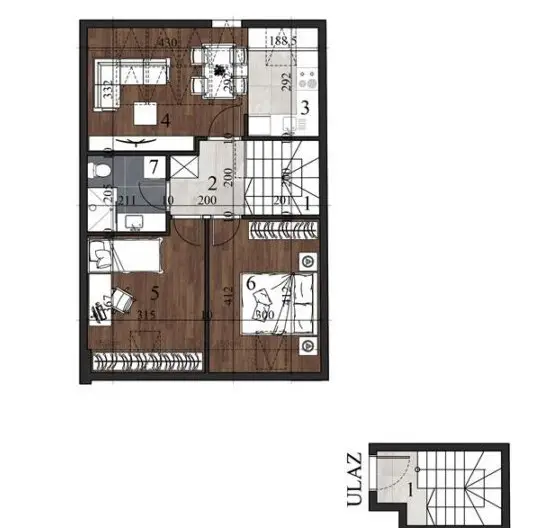 Stan - Novi Sad Grbavica - 1042673