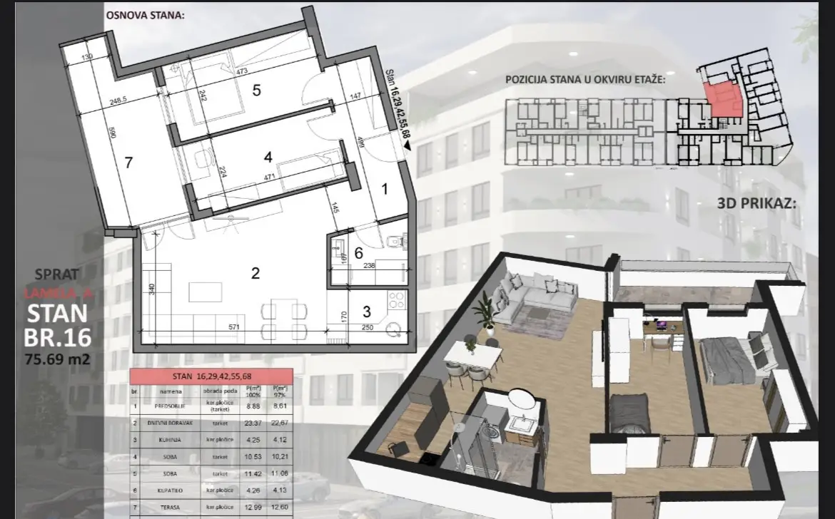 Stan - Novi Sad Sajmište - 1043539