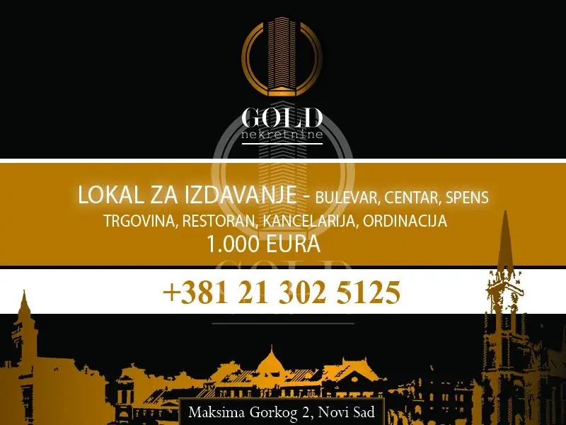 Lokal - Novi Sad Bulevar Oslobođenja - 204003958