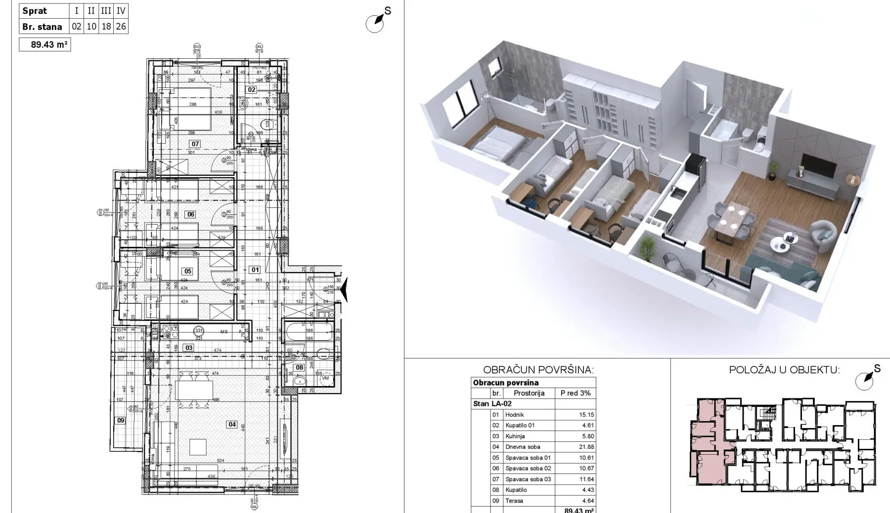 Stan - Novi Sad Avijacija - 1043944
