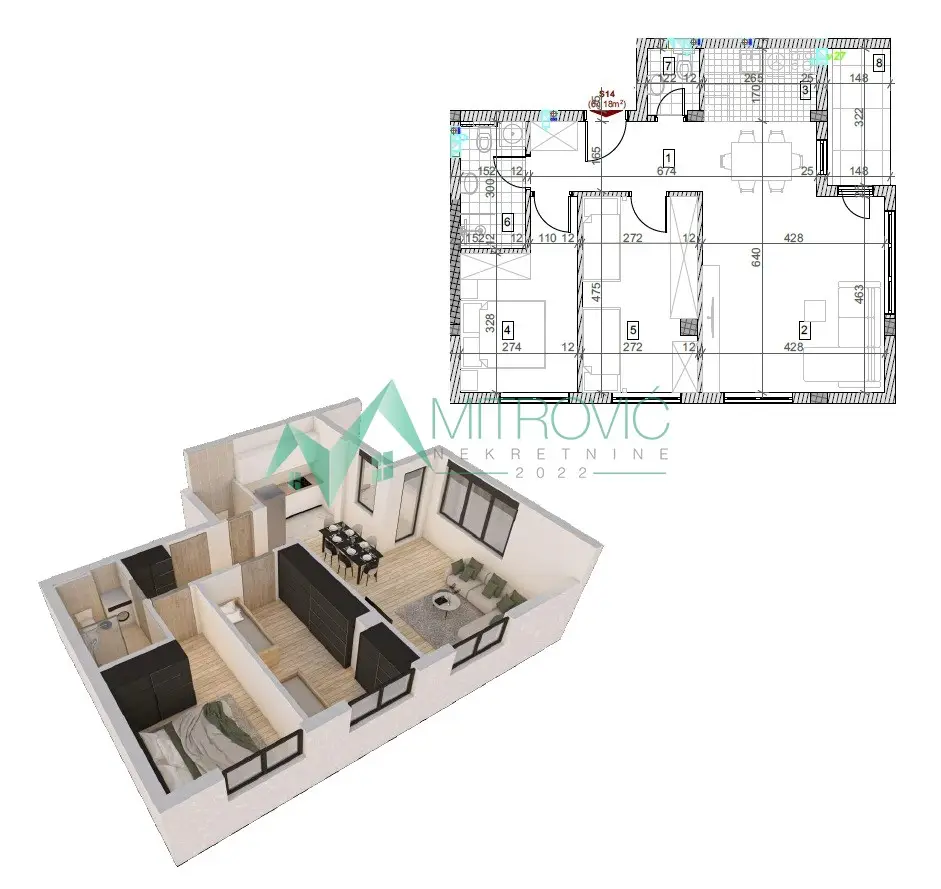 Stan - Sremska Kamenica Tatarsko brdo - 1003725