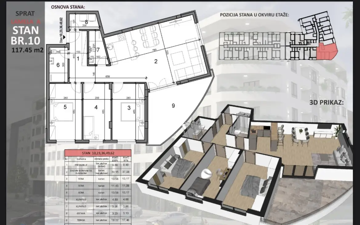 Stan - Novi Sad Sajmište - 1043548