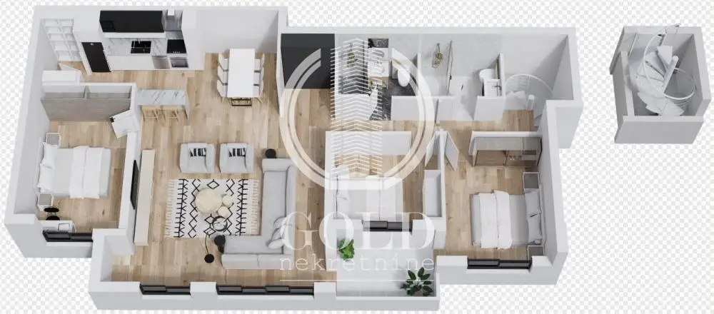 Stan - Novi Sad Bulevar patrijarha Pavla - 204011405