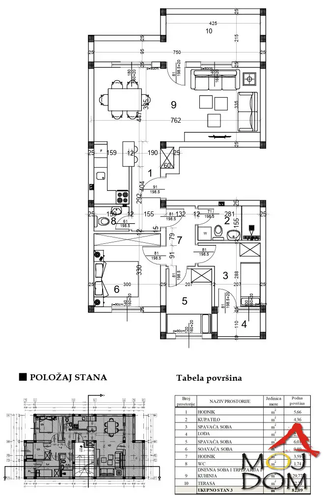 Stan - Novi Sad Veternk - 1031582