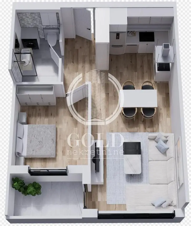 Stan - Novi Sad Bulevar patrijarha Pavla - 204011401