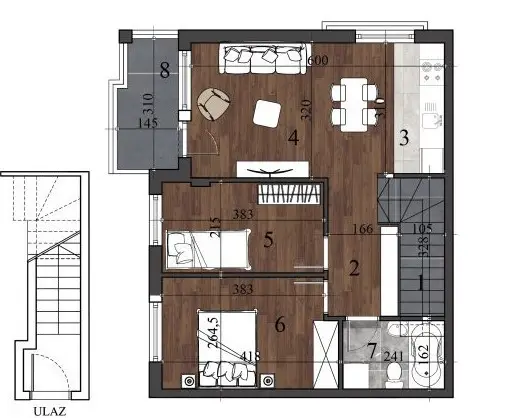 Stan - Novi Sad Detelinara - 1043933