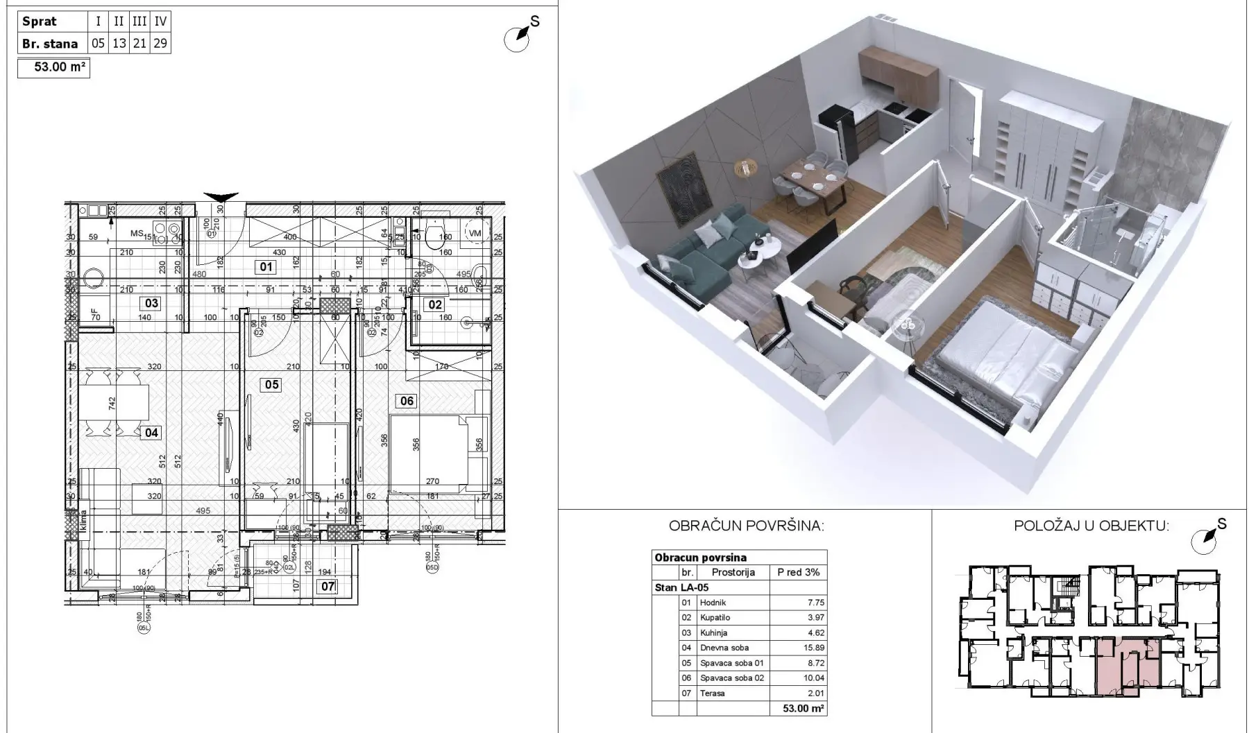 Stan - Novi Sad Avijacija - 1043951