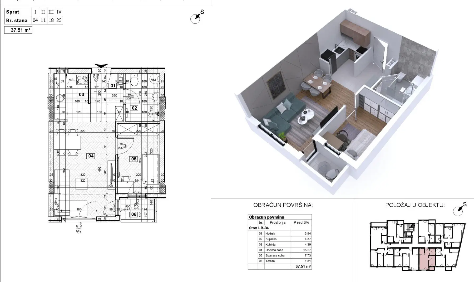 Stan - Novi Sad Avijacija - 1043964