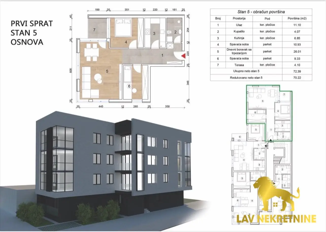 Stan - Novi Sad Telep - 1000326