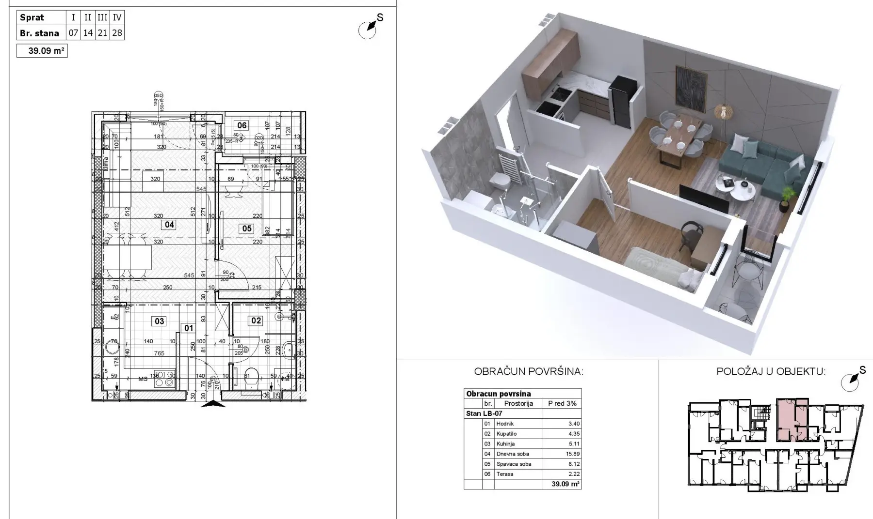 Stan - Novi Sad Avijacija - 1043985