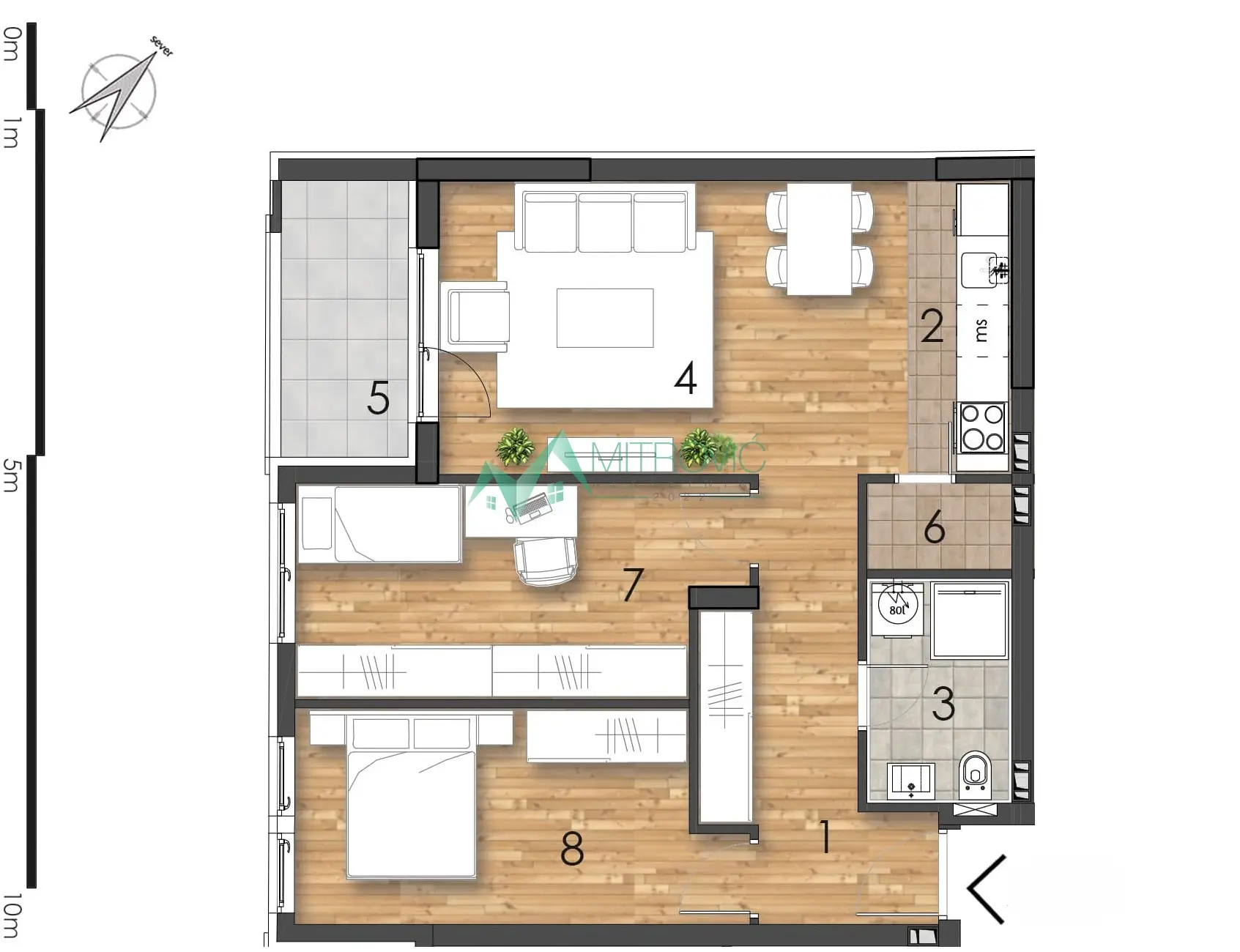 Stan - Novi Sad Telep - 1003906