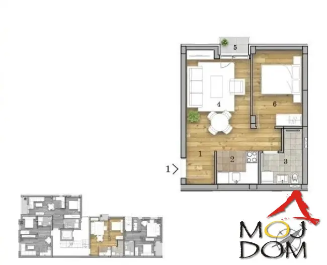 Stan - Novi Sad Telep - 1031489