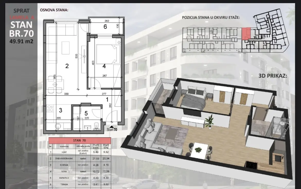 Stan - Novi Sad Sajmište - 1043578