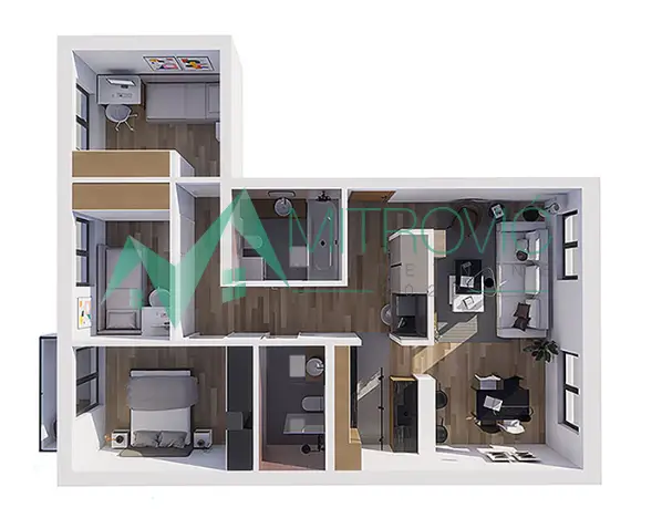 Stan - Novi Sad Grbavica - 1002712