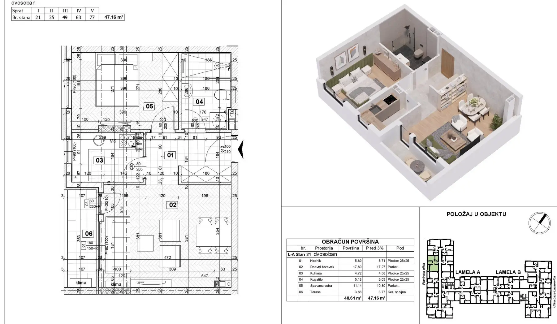 Stan - Novi Sad Telep - 1042115