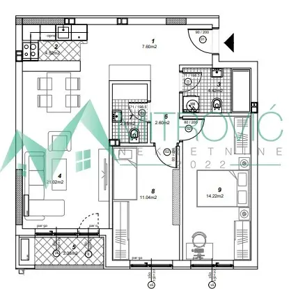 Stan 70m² — Telep, Novi Sad