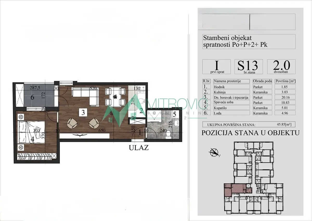 Grbavica, new construction, VAT refund!