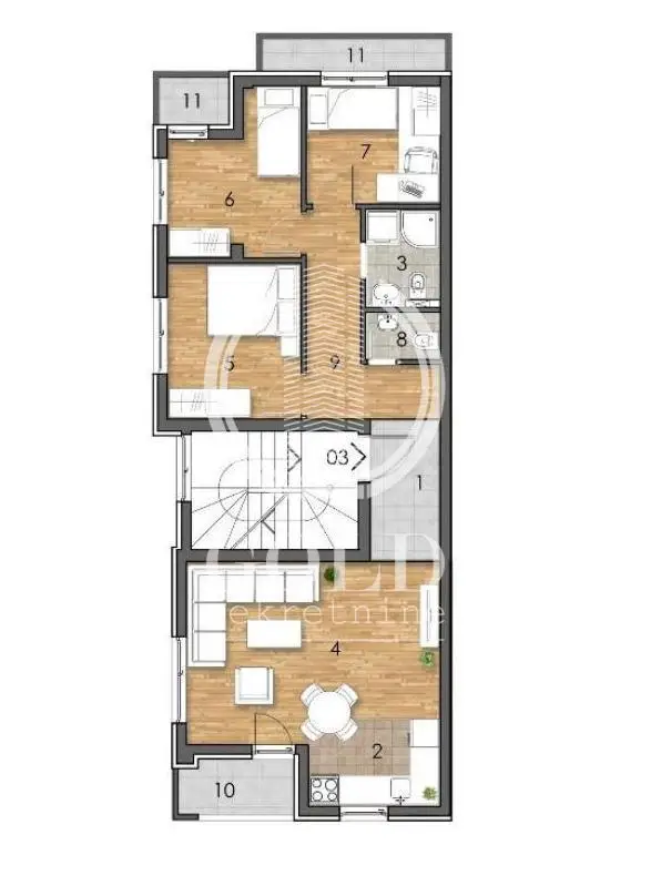 Four-room, new construction, move-in ready - *VAT refund* ID#10331