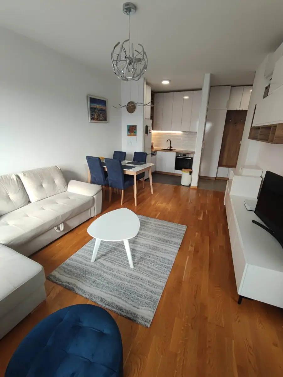 Novi Sad, Avenija Garden, newer two-and-a-half-room apartment, for sale furnished, arrangement possible also without furniture. Garage available