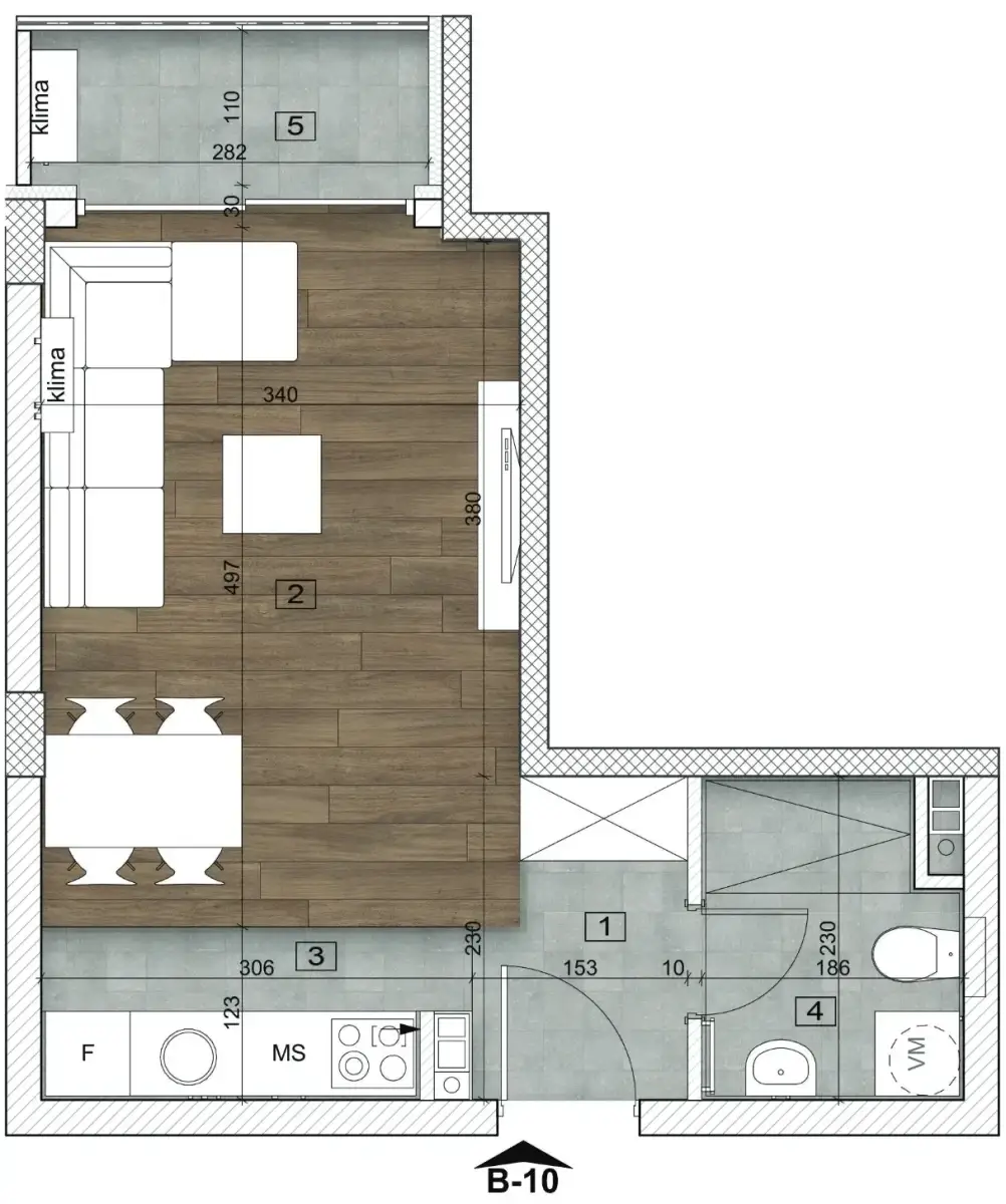 NOVI SAD.BOULEVARD PATRIARCH PAVLE.STUDIO APARTMENT.PLUS VAT (Svet nekretnine, Novi Sad, Reg. no. 405)